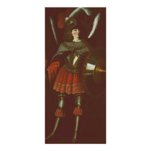 The Archangel Michael by Francisco de Zurbarán Art Rack Card