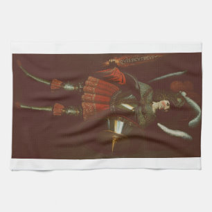 The Archangel Michael by Francisco de Zurbarán Art Tea Towel
