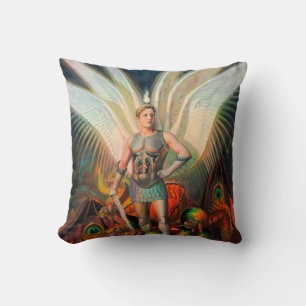 The Archangel Michael Defeats the Dragon Cushion