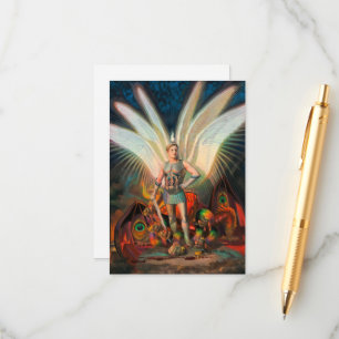 The Archangel Michael Defeats the Dragon Enclosure Card
