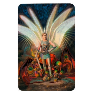 The Archangel Michael Defeats the Dragon Magnet