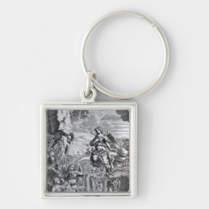 The archangel Uriel informs Gabriel Key Ring