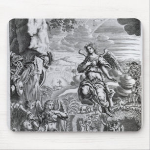 The archangel Uriel informs Gabriel Mouse Mat