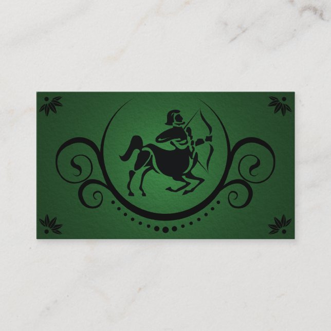 the archer sophistications business card (Front)