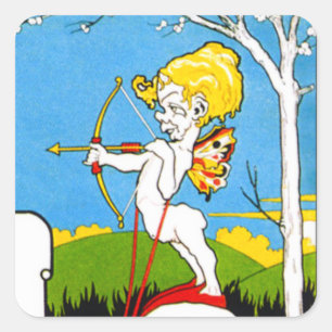 The Archer Square Sticker