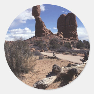 The Arches National Park, USA Classic Round Sticker