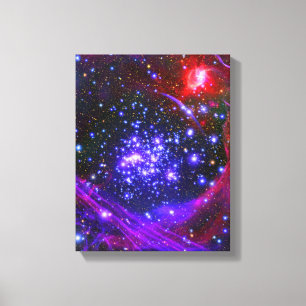 The Arches star cluster deep inside the hub Canvas Print