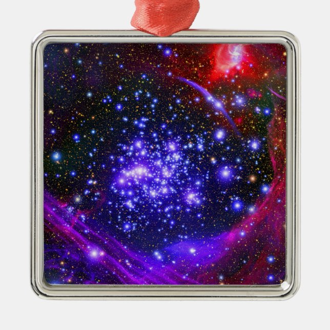 The Arches star cluster deep inside the hub Metal Tree Decoration (Front)