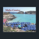The Archipelago of Malta Postcard<br><div class="desc">Comino- one of the Islands in the Archipelago of Malta. The Post Card Depicts one of the most beautiful bays.</div>
