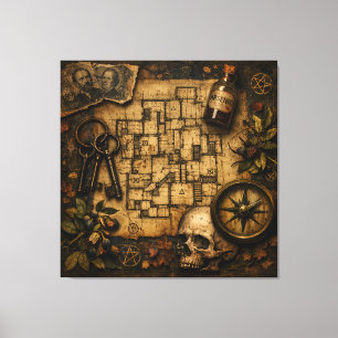 The Architect of Death: H.H. Holmes Murder Castle  Canvas Print