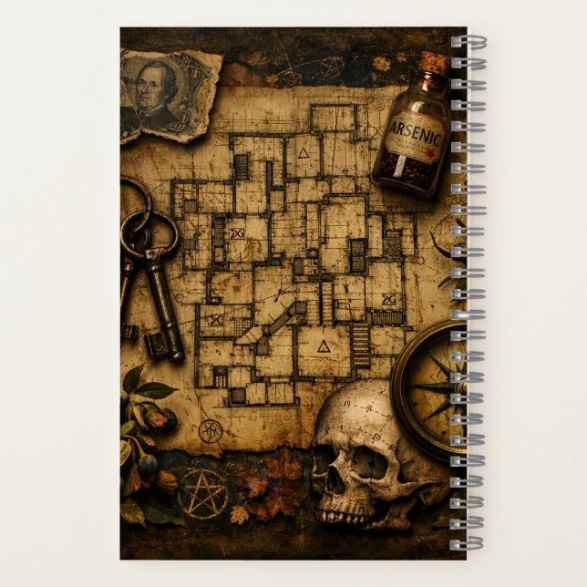 The Architect of Death: H.H. Holmes Murder Castle  Notebook (Back)