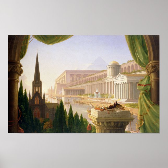 The Architect’s Dream (1840) — Thomas Cole Poster (Front)