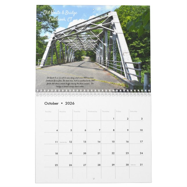 The Architecture of the Bridge Wall Calendar (Oct 2026)