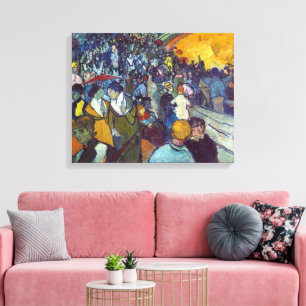 The Arena in Arles Van Gogh Canvas Print