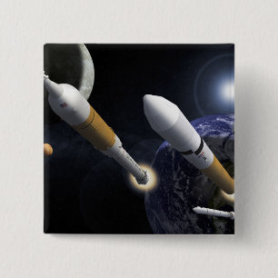 The Ares I Crew Launch Vehicle 15 Cm Square Badge