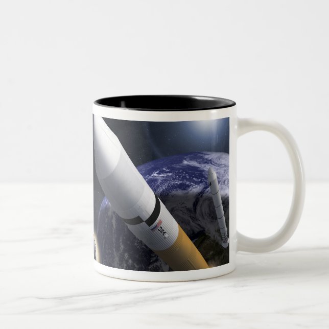 The Ares I Crew Launch Vehicle Two-Tone Coffee Mug (Right)