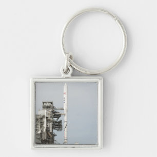 The Ares I-X rocket is seen on the launch pad 2 Key Ring