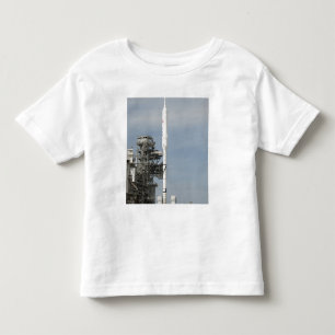 The Ares I-X rocket is seen on the launch pad Toddler T-Shirt