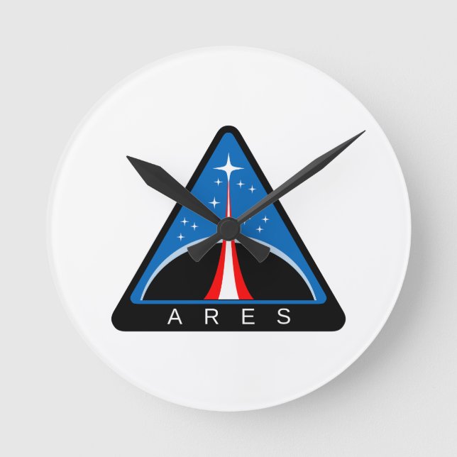 The Ares V  Watch Round Clock (Front)