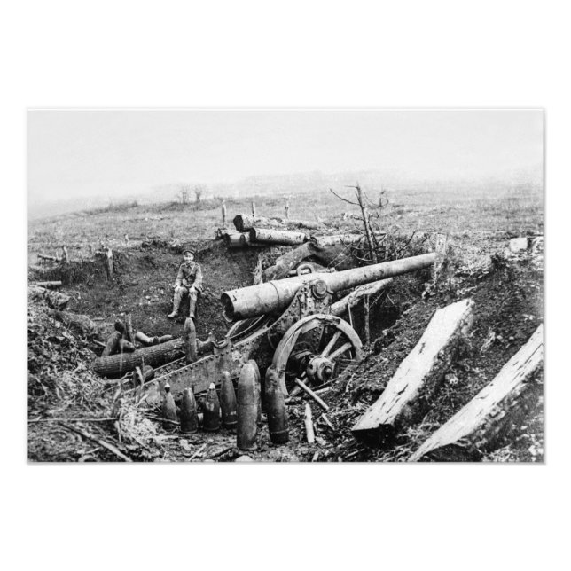 The Argonne front World War I Vintage Photo Print (Front)