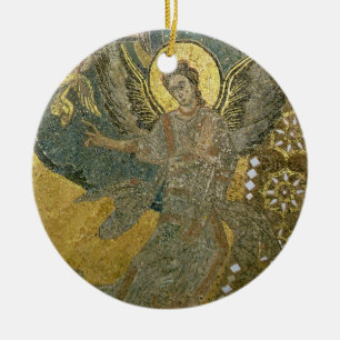 The Ark of the Covenant supported by Cherubim, fro Ceramic Tree Decoration