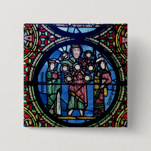 The Ark of the Covenant window, detail of God with 15 Cm Square Badge