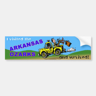 The Arkansas Visitor Survivor Bumper Sticker