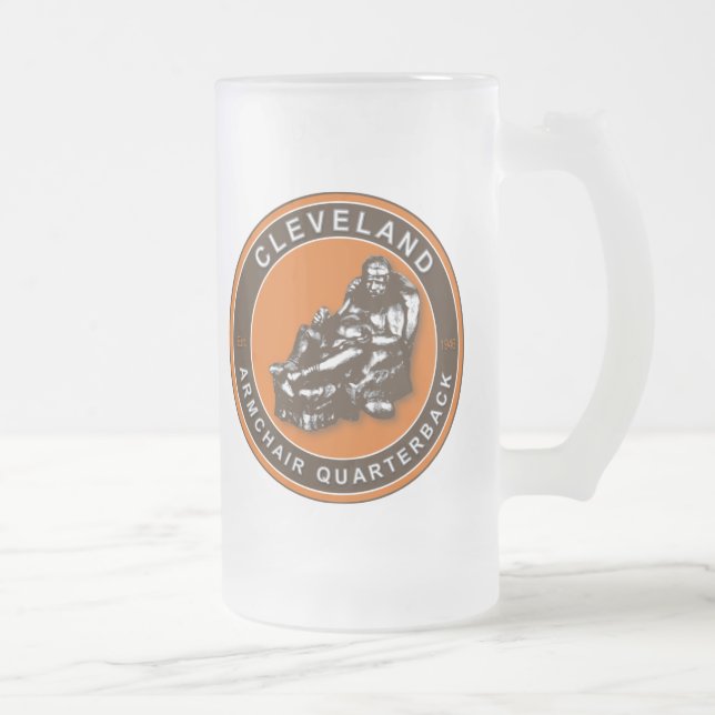 The Armchair QB Cleveland Football Mug (Right)