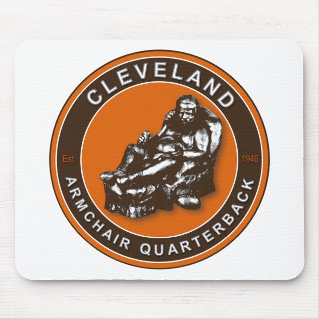 THE ARMCHAIR QB - Cleveland Mouse Mat (Front)