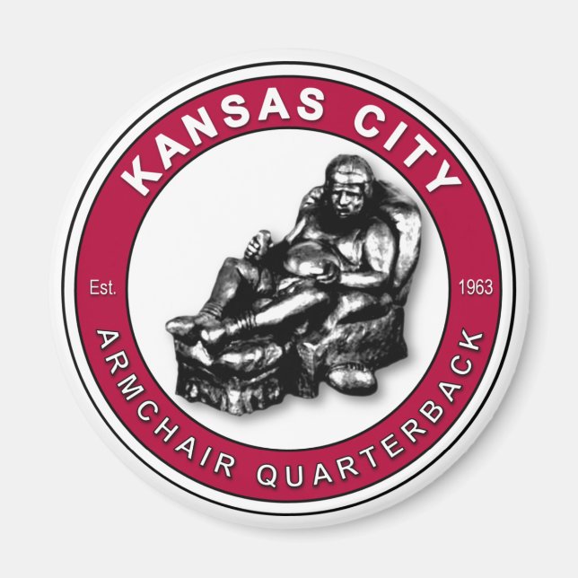 THE ARMCHAIR QB - Kansas City Magnet (Front)