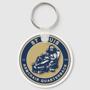 THE ARMCHAIR QB - Rams Key Ring