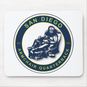 THE ARMCHAIR QB - San Diego Mouse Mat