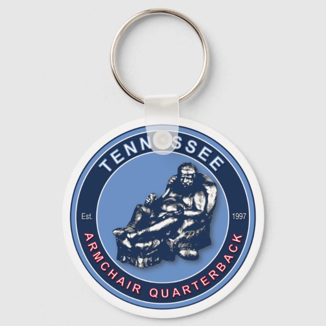 THE ARMCHAIR QB - Tennessee Key Ring (Front)