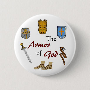 The Armour of God 6 Cm Round Badge