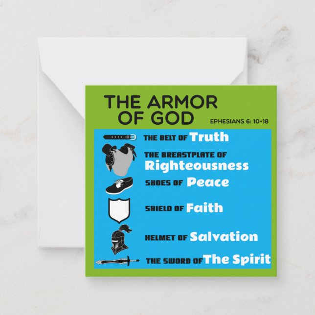 The Armour of God  Card (Front)
