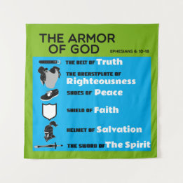 The Armour of God  Tapestry