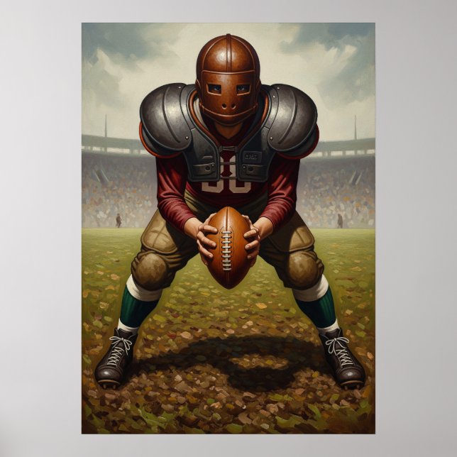 The Armoured Quarterback Poster (Front)