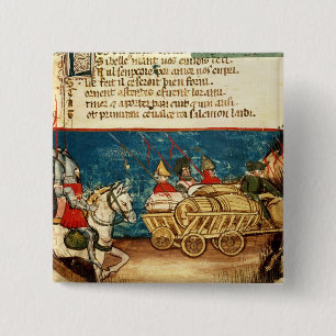 The Army of Charlemagne and the Transportation 15 Cm Square Badge
