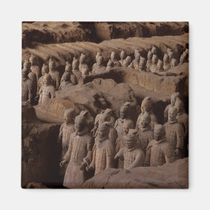 The Army of terra cotta warriors at Emperor Qin Magnet