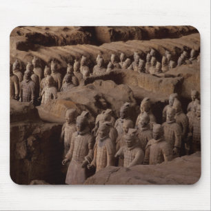 The Army of terra cotta warriors at Emperor Qin Mouse Mat