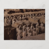 The Army of terra cotta warriors at Emperor Qin