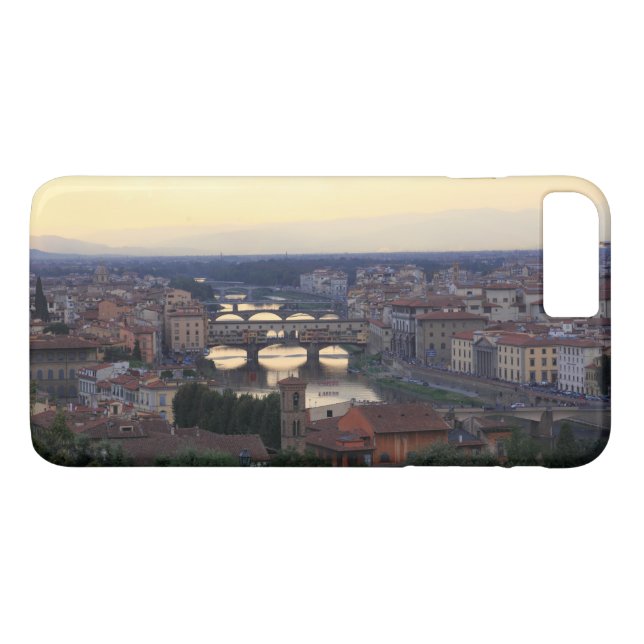 The Arno river and Ponte Vecchio in Florence, Case-Mate iPhone Case (Back (Horizontal))