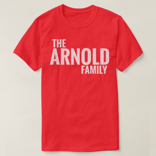The Arnold Family Arnold Surname Arnold Last name  T-Shirt (Design Front)