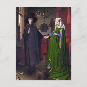 The Arnolfini Portrait by Jan van Eyck Postcard