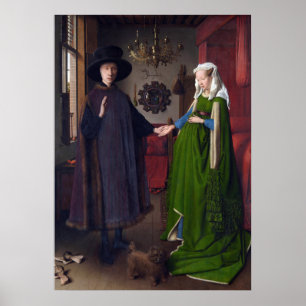 The Arnolfini Portrait by Jan van Eyck Poster