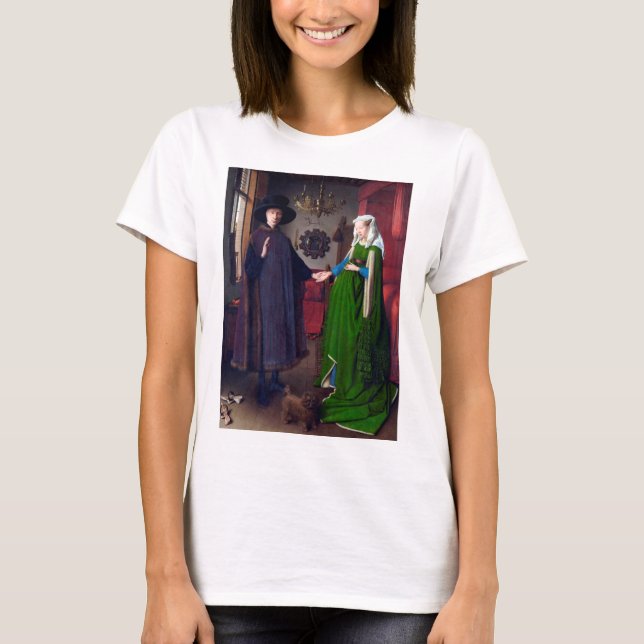 The Arnolfini Portrait, Jan van Eyck T-Shirt (Front)