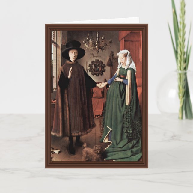 The Arnolfini Portrait The Arnolfini Wedding  By J Card (Front)
