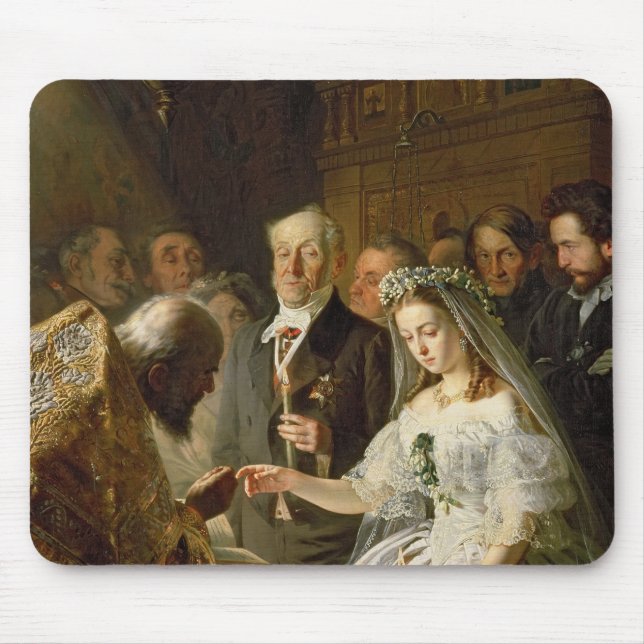The Arranged Marriage, 1862 Mouse Mat (Front)