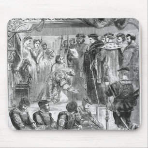 The Arrest of Anne Boleyn Mouse Mat