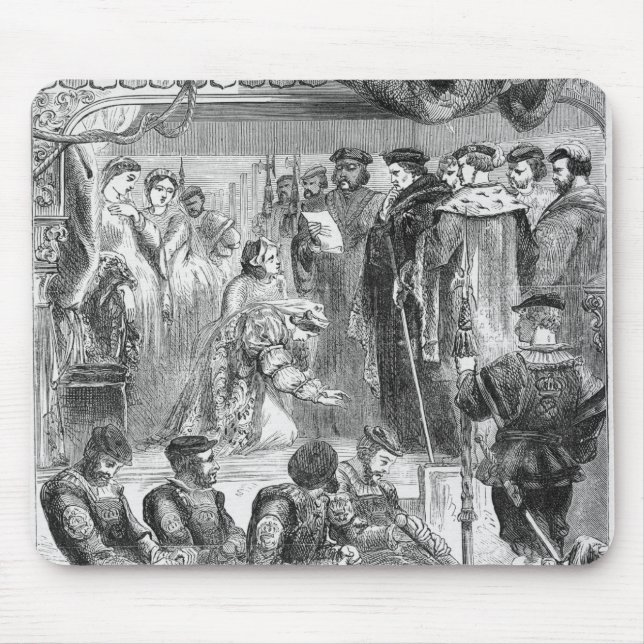 The Arrest of Anne Boleyn Mouse Mat (Front)
